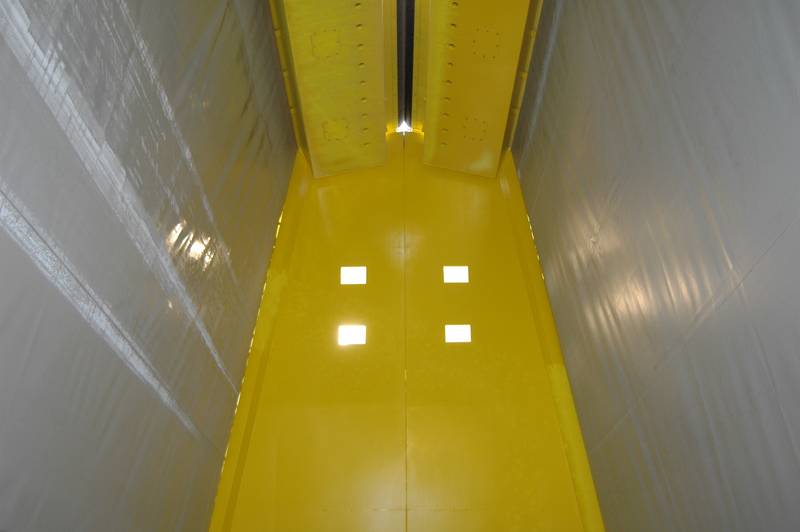 Testaufbau Zinkbadeinhausung