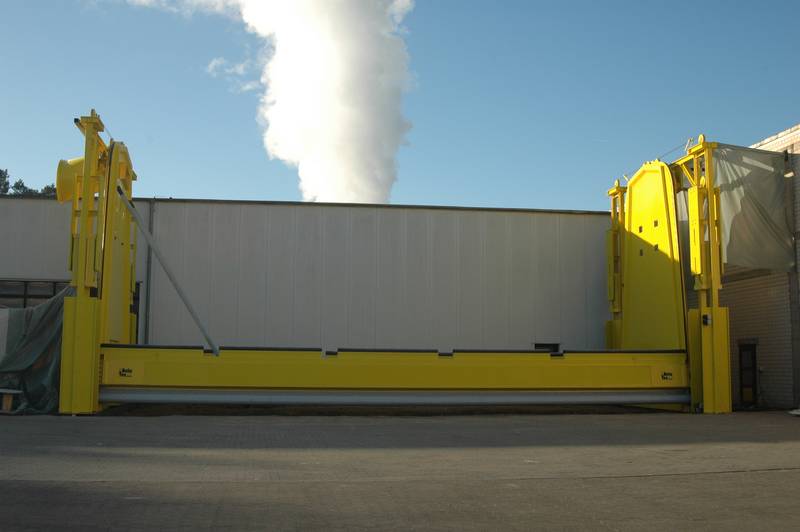 Testaufbau Zinkbadeinhausung